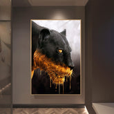 Canvas - Hunting Panther